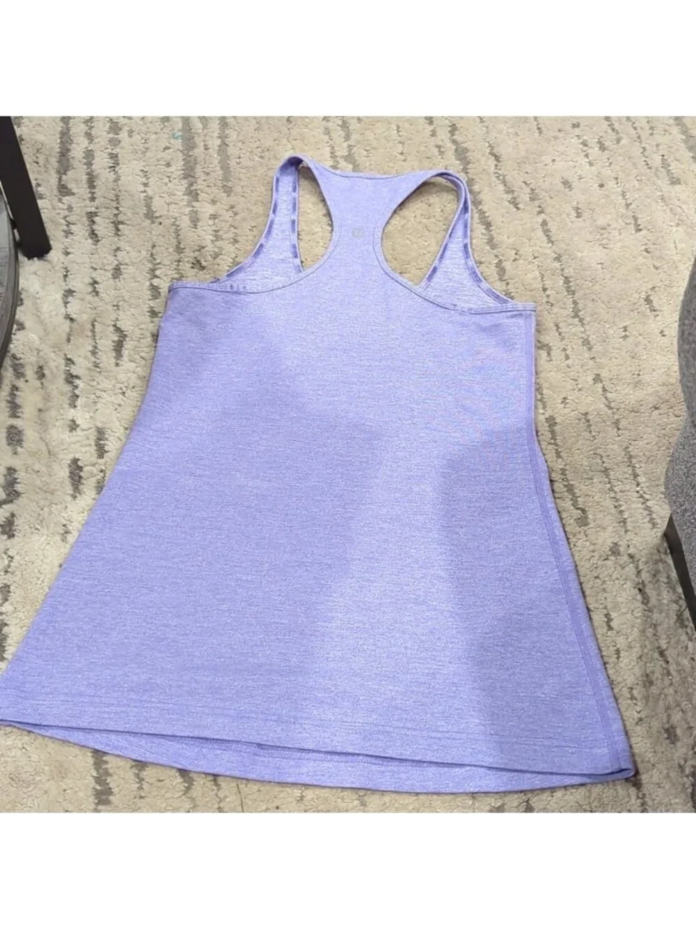 Lululemon Cool Razorback tank Heathered purple reversible